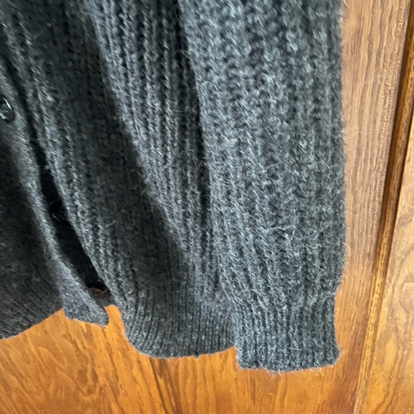 Jenni Kayne Baby Alpaca Oversized Cocoon Cardigan Sweater XS Black VGUC - Picture 5 of 10